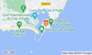 Map Cap d'Agde Apartment 42499