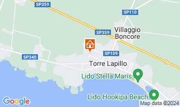 Map Torre Lapillo Apartment 127509