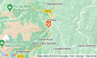 Map Saint Lary Soulan Apartment 79767