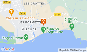 Map La Londe-les-Maures Apartment 68566