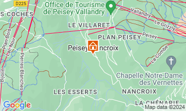 Map Peisey-Vallandry Chalet 4758