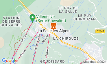 Map Serre Chevalier Apartment 2944