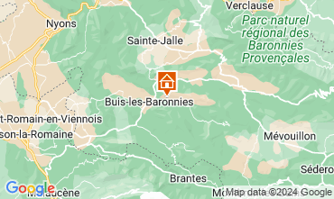 Map Buis les Baronnies Vacation rental 119474