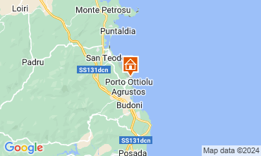 Map Porto Ottiolu Apartment 122272