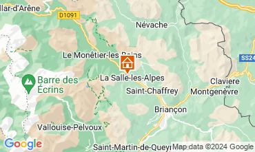 Map Serre Chevalier Apartment 126246