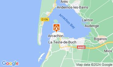 Map Arcachon Apartment 75914