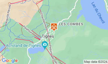 Map Tignes Apartment 27887