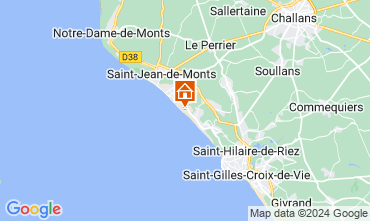 Map Saint Jean de Monts Apartment 41661