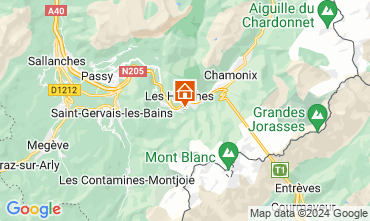 Map Les Houches Chalet 1412