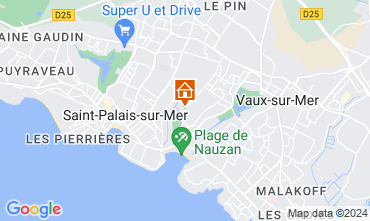 Map Saint Palais sur Mer One-room apartment 119236
