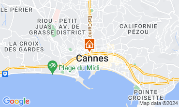 Map Cannes Apartment 58684