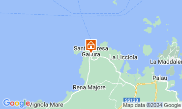 Map Santa Teresa di Gallura Apartment 115487