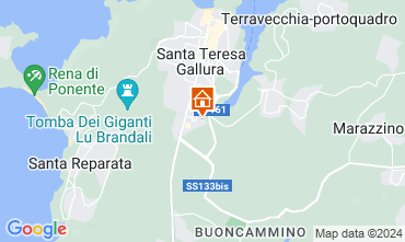 Map Santa Teresa di Gallura Apartment 115487