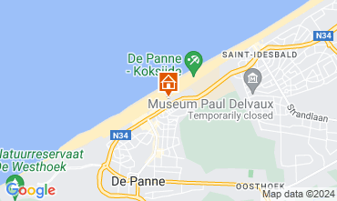 Map De Panne Apartment 115662