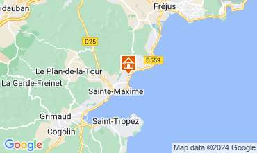 Map Sainte Maxime Apartment 97813