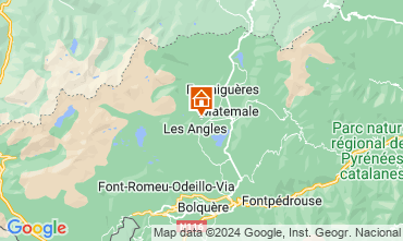 Map Les Angles Chalet 114020