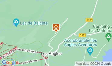 Map Les Angles Chalet 114020