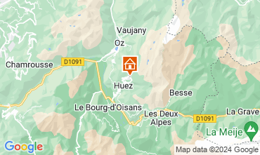 Map Alpe d'Huez Apartment 127815