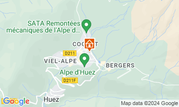 Map Alpe d'Huez Apartment 127815