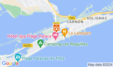 Map Palavas-les-Flots Apartment 6090