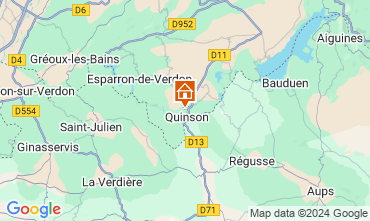 Map Sainte-Croix-du-Verdon Villa 129237