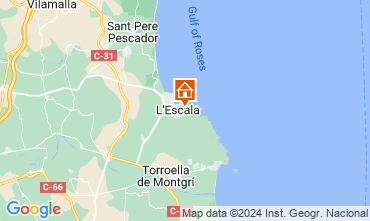 Map L'Escala Villa 123422