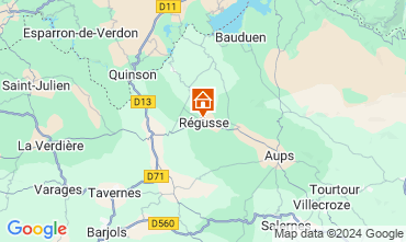 Map Les Salles sur Verdon House 29581