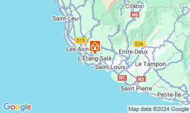 Map Saint Pierre (Runion) Bungalow 126624