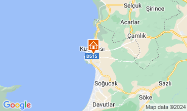 Map Kusadasi Apartment 128031