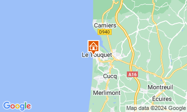 Map Le Touquet One-room apartment 71541