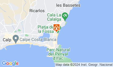 Map Calpe Apartment 103401