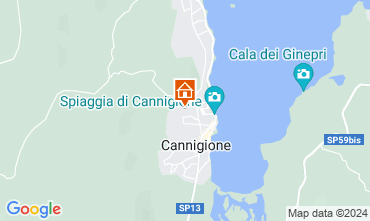 Map Cannigione Apartment 112050