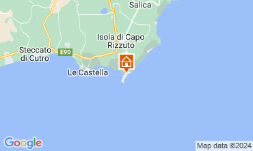 Map Isola di Capo Rizzuto Apartment 89444