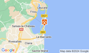 Map Le Barcares Apartment 126796