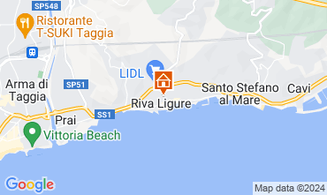 Map Santo Stefano al Mare Apartment 115283