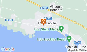 Map Porto Cesareo Apartment 43561