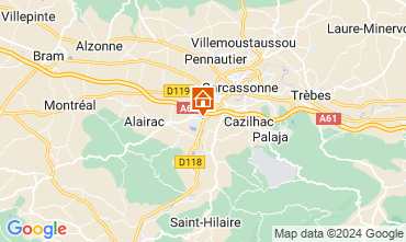 Map Carcassonne Villa 129008