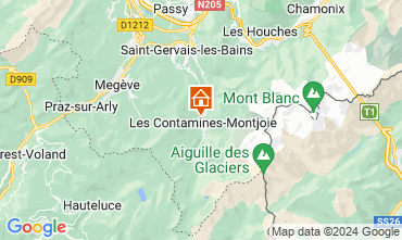 Map Les Contamines Montjoie Chalet 956