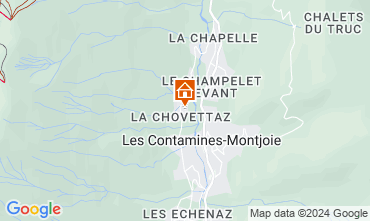 Map Les Contamines Montjoie Chalet 956