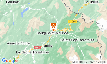 Map Bourg saint Maurice Apartment 286