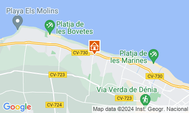 Map Denia Bungalow 75949