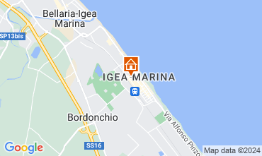 Map Bellaria Igea Marina Apartment 82163