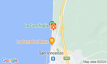 Map San Vincenzo Apartment 123768