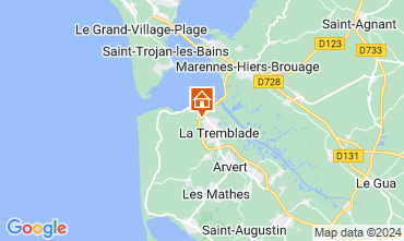 Map Ronce-les-Bains Villa 109881