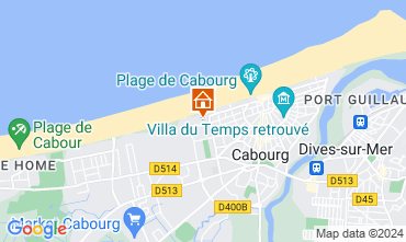 Map Cabourg Apartment 84181