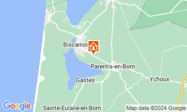 Map Biscarrosse Villa 127352