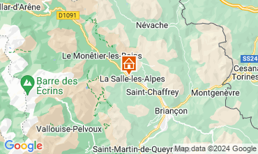 Map Serre Chevalier Chalet 2855