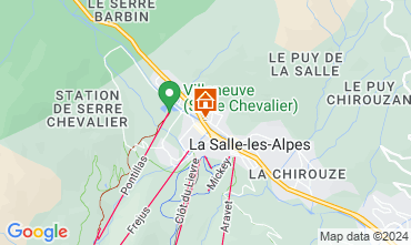 Map Serre Chevalier Chalet 2855