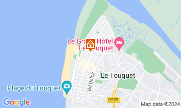 Map Le Touquet Apartment 114396