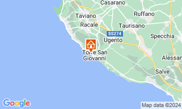 Map Ugento - Torre San Giovanni Apartment 126509